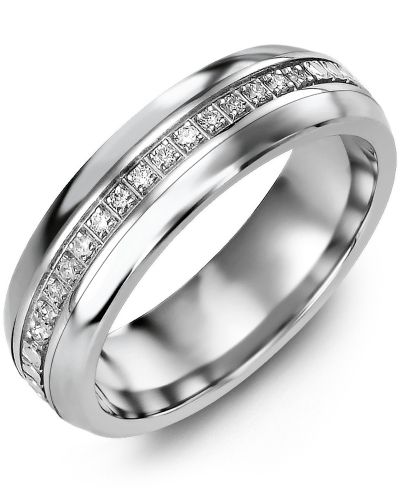 Madani Eternity Diamond Wedding Ring MFB610LW-15R Men's & women's Wedding band