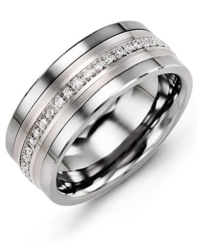 Madani Eternity Diamond Wedding Ring Wedding band MJF910TW-15R | La ...