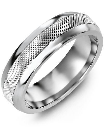Madani Classic Diamond Cut Wedding Ring MFG610AW Men's & women's Wedding band