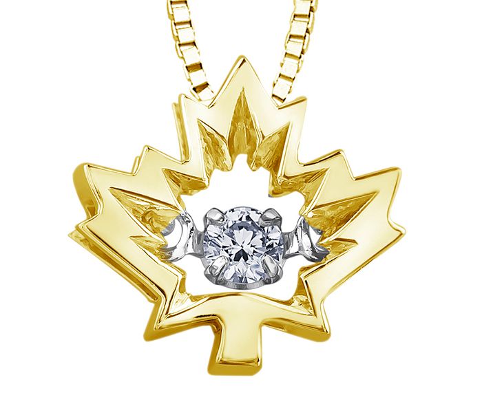 Maple Leaf Diamonds Northern Dancer PP3156YW/04C-10 Ladies Pendant