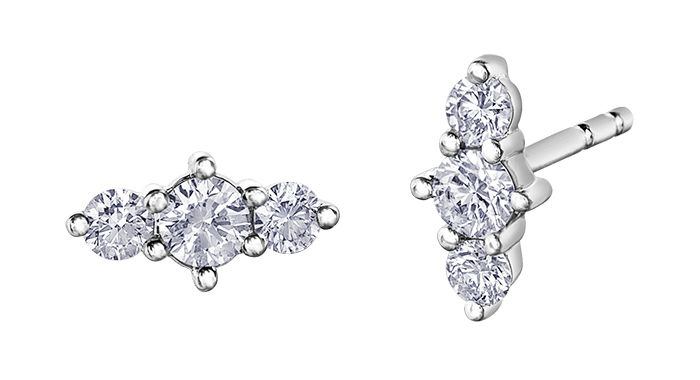Maple Leaf Diamonds EE4146W/16 Ladies Earrings
