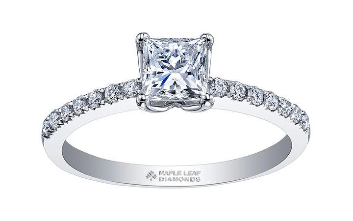 Maple Leaf Diamonds Timeless Beauty R30063WG/67-18 Ladies Engagement Ring