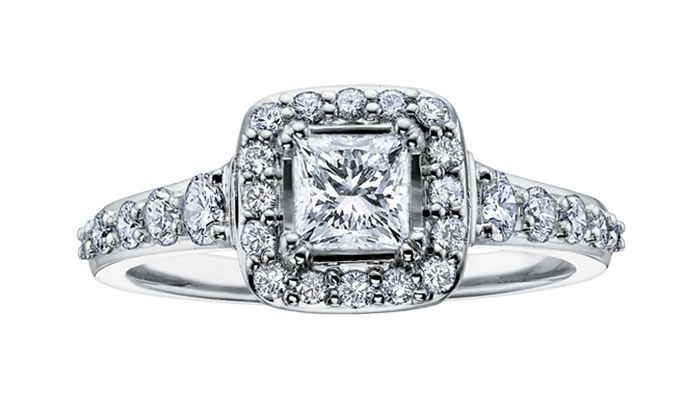 Maple Leaf Diamonds Timeless Beauty R3152WG/50-18 Ladies Engagement Ring