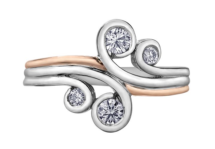 Maple Leaf Diamonds Timeless Beauty R52E35WR/34 Ladies Fashion Ring