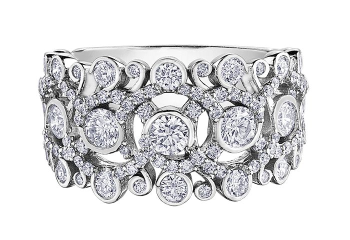 Maple Leaf Diamonds R52F29WG/175 Ladies Fashion Ring