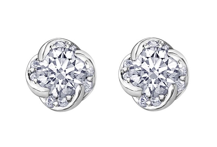 Maple Leaf Diamonds Wind’s Embrace EE3054W/10-18 Ladies Earrings