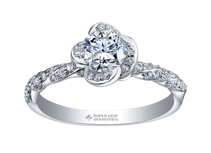 Maple Leaf Diamonds Wind’s Embrace R30391WG/50-18 Ladies Fashion Ring