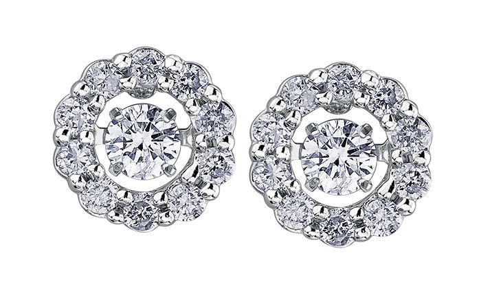 Maple Leaf Diamonds Pulse EE3066W/50-10 Ladies Earrings