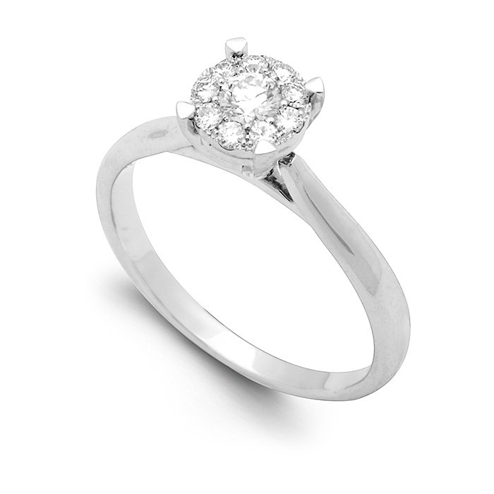 Monaco Collection Engagement Ring AN693-W Women's Engagement Ring