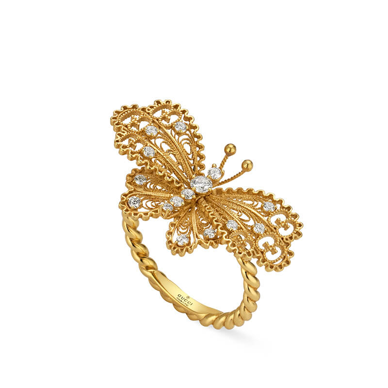 Gucci Fine Jewellery LE MARCHÉ DES MERVEILLES YBC606769001 Fashion Ring